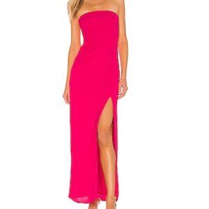 Superdown Strapless Pink Dress